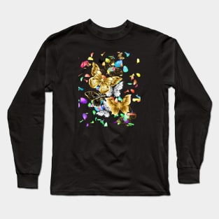 The Butterfly Flower Long Sleeve T-Shirt